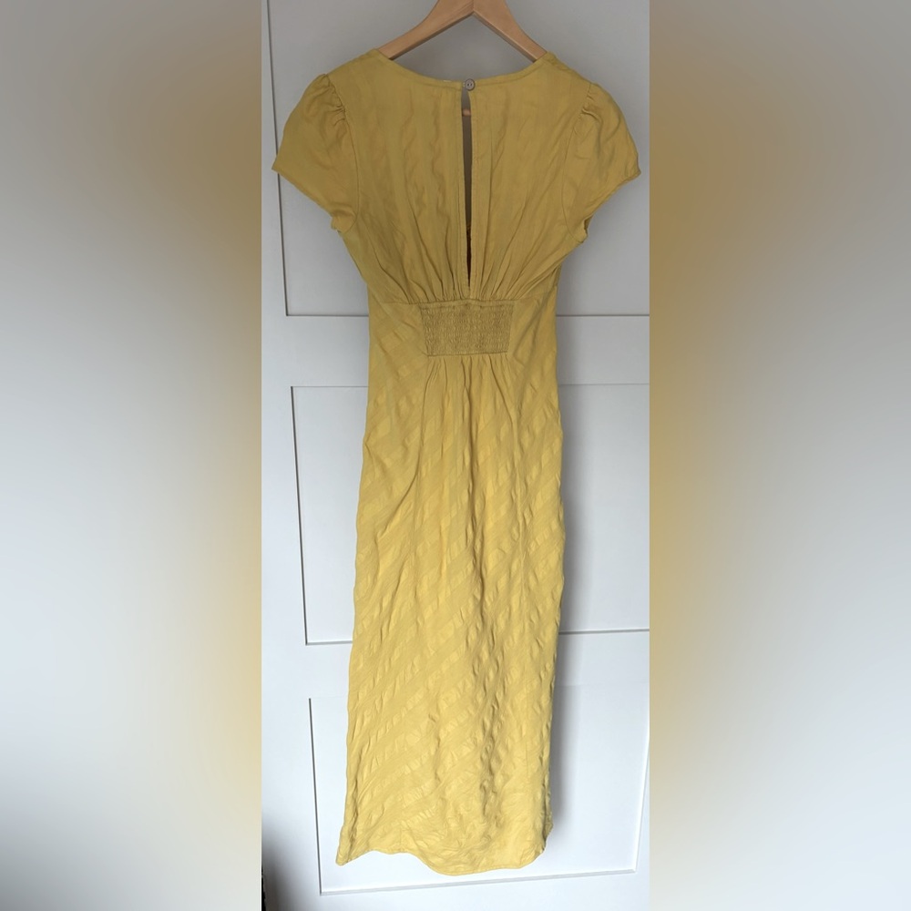 Free People Yellow Midi Dress - Picture 7 of 9